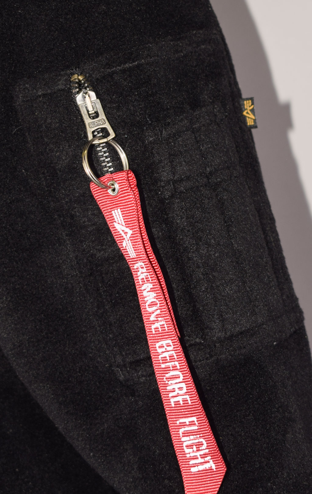 Женская толстовка ALPHA INDUSTRIES POLAR FLEECE HOODY OS black 