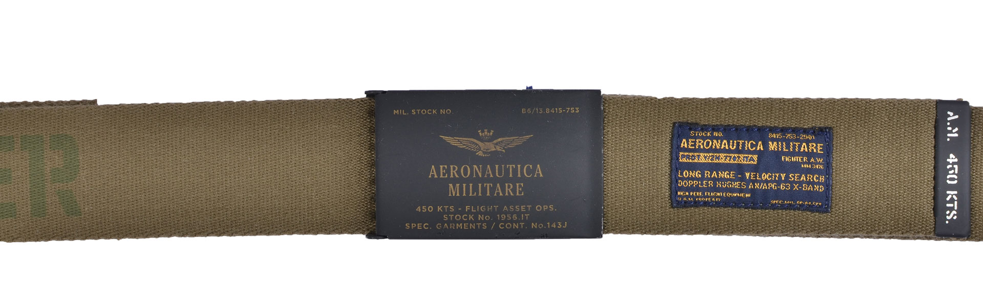 Ремень AER. MILITARE verde militare (CI 200) 