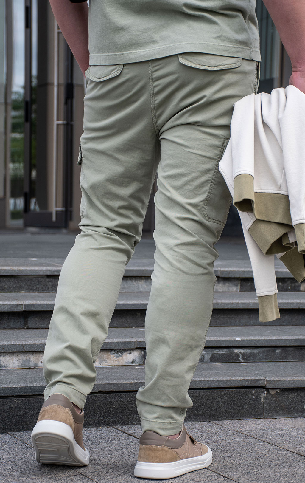 Брюки-карго AERONAUTICA MILITARE SS 24/AL sage green (PA 1602) 
