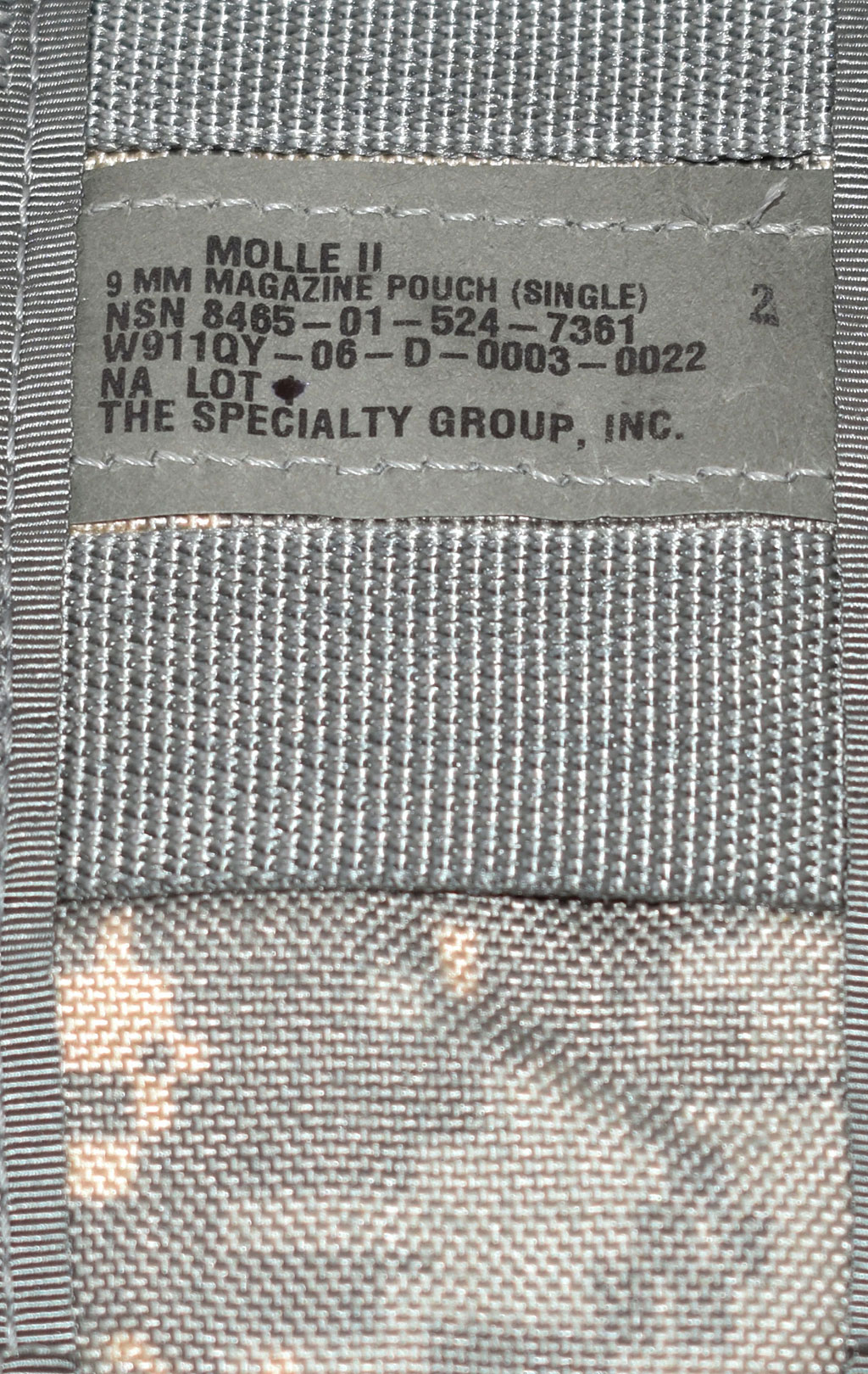 Подсумок магазинный 9mm. MAG POUCH MOLLE Single acu США