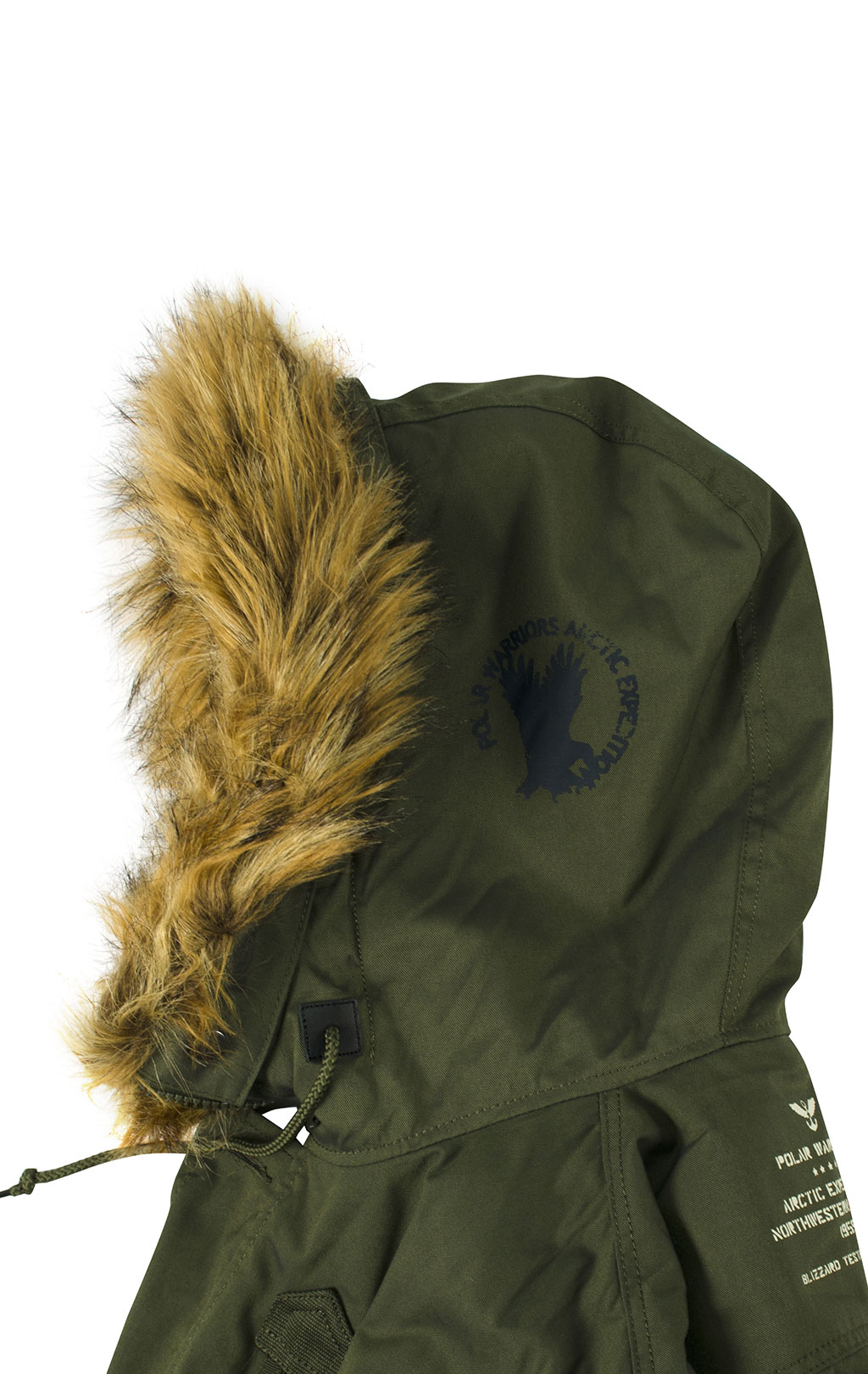 Аляска короткая ALPHA INDUSTRIES POLAR SV dark green 