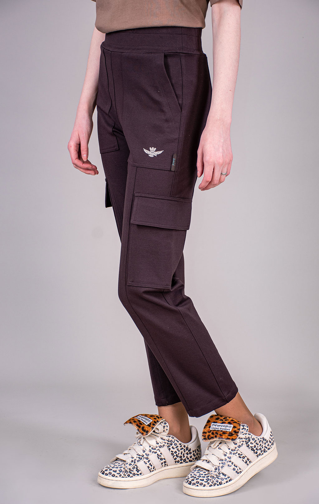 Женские брюки спортивные AERONAUTICA MILITARE FW 23/24/TN t. moro (PF 904) 