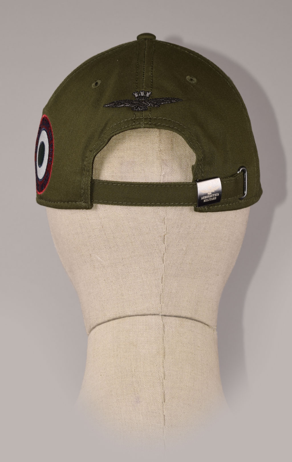 Бейсболка AERONAUTICA MILITARE FW 22/23/CN verde militare (HA 1115) 