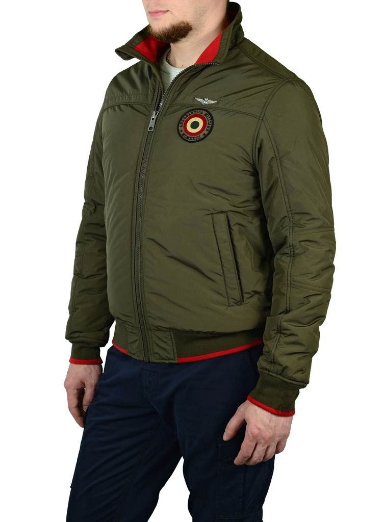 Куртка AERONAUTICA MILITARE verde militare (AB 1292) 