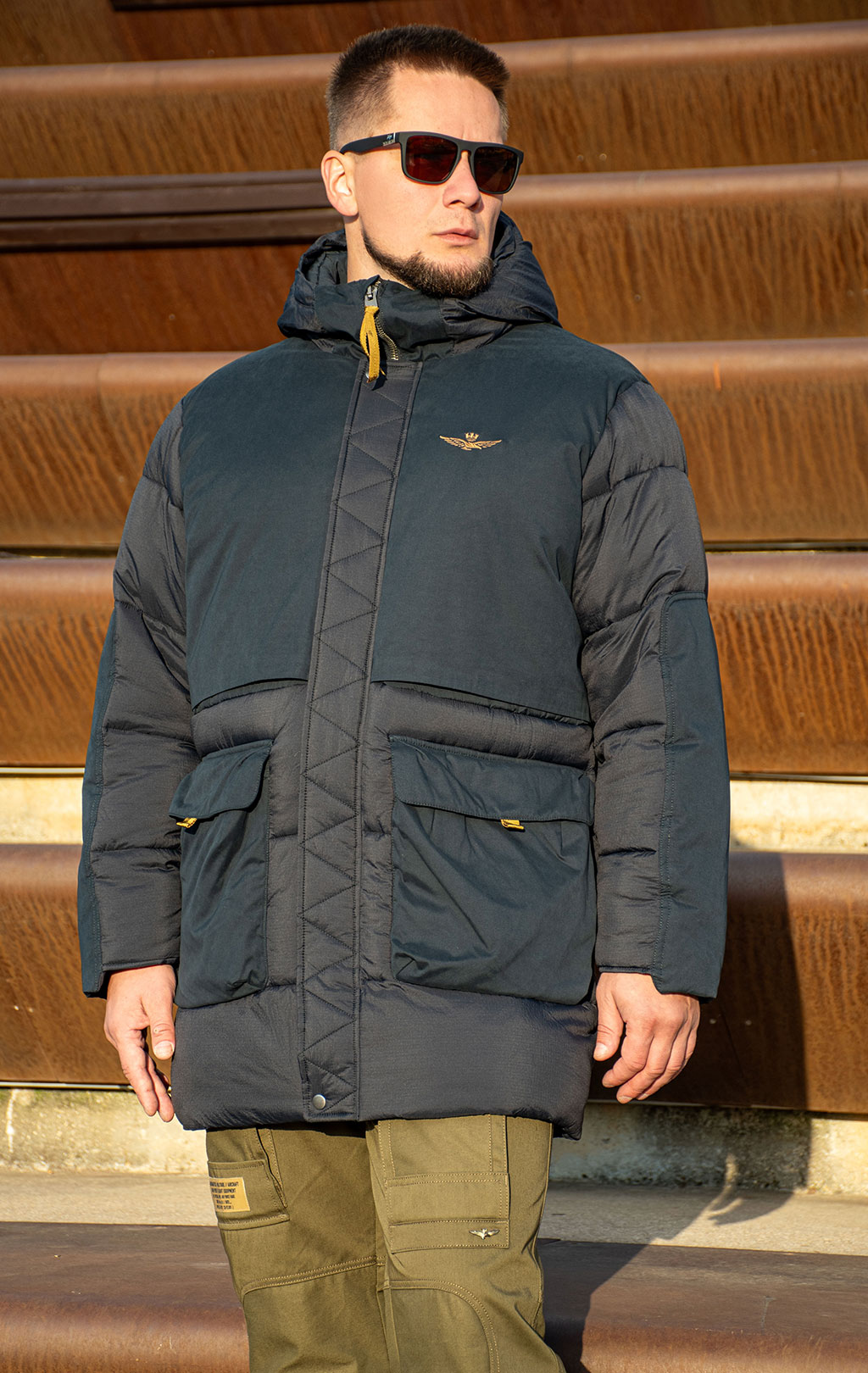 Куртка AERONAUTICA MILITARE FW 25/26/CN midnight blue (AB 3015) 