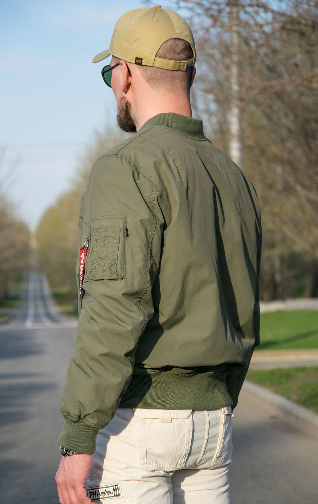 Куртка-бомбер ALPHA INDUSTRIES PRIMALOFT MA-1 sage 