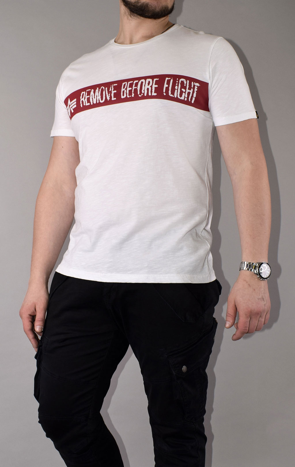 Футболка ALPHA INDUSTRIES RBF T white 