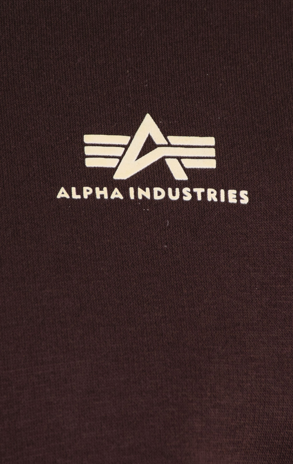 Свитшот ALPHA INDUSTRIES BASIC SWEATER SMALL LOGO hunter brown 
