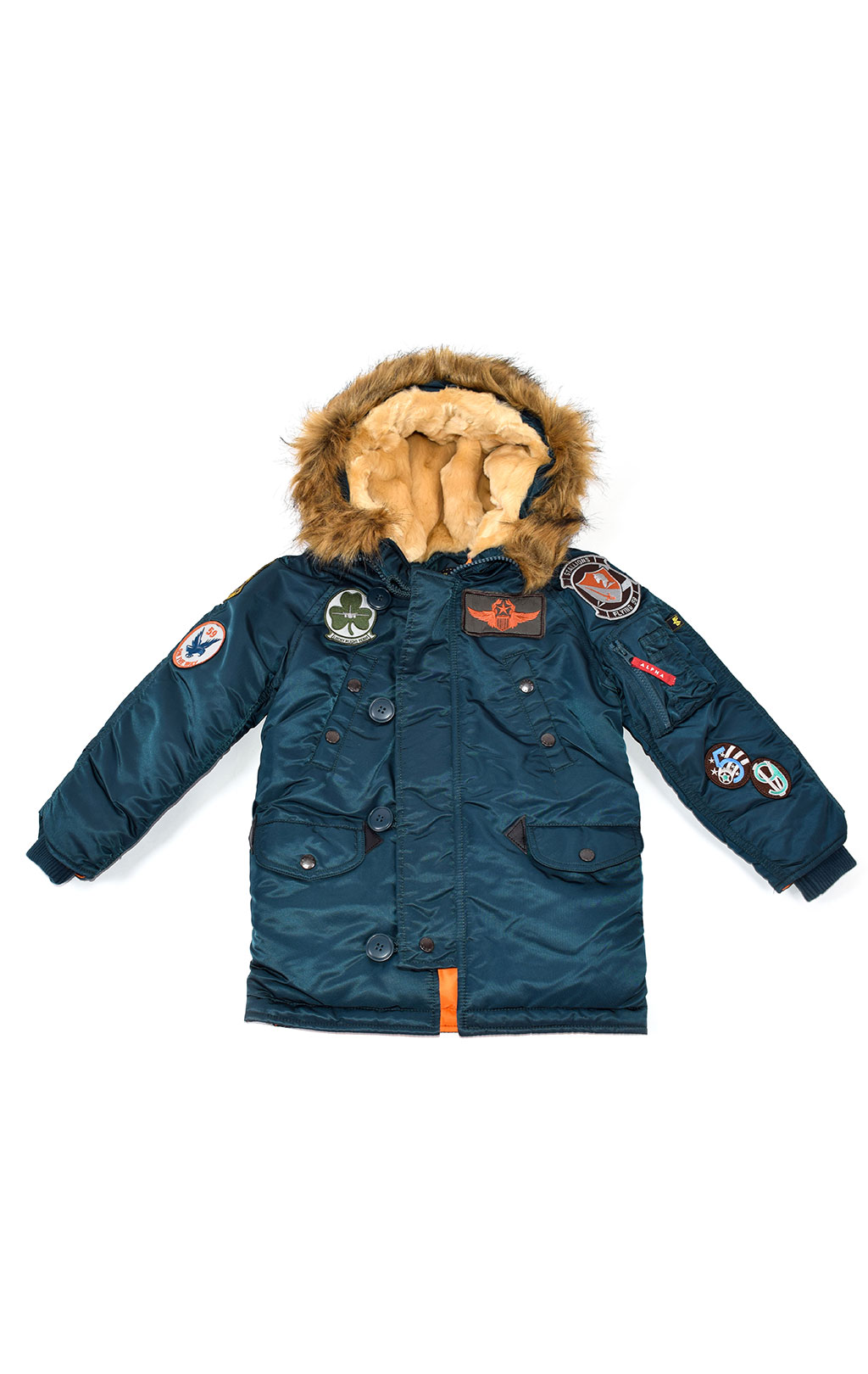 Детская аляска ALPHA INDUSTRIES MAVERICK navy 