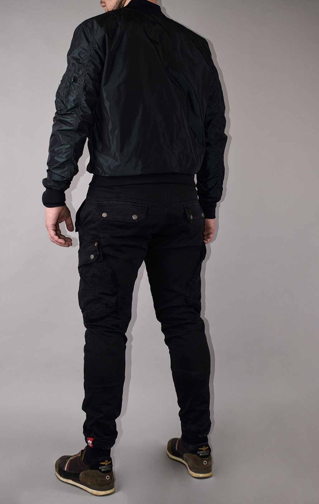 Ветровка-бомбер ALPHA INDUSTRIES LW IRIDIUM MA-1 dark petrol 