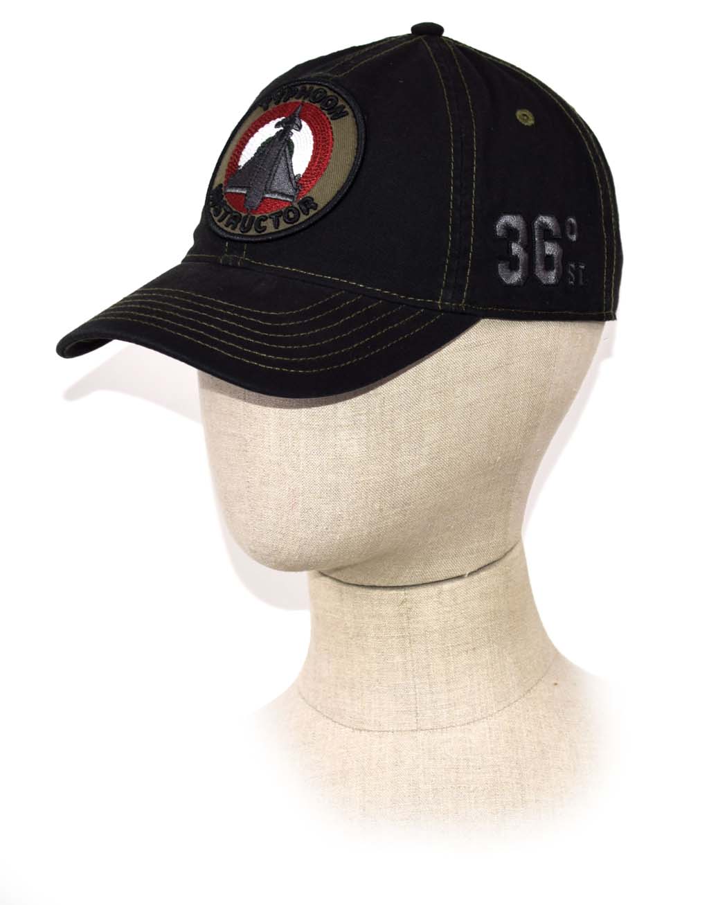 Бейсболка AERONAUTICA MILITARE SS 21/CN jet black (HA 1074)