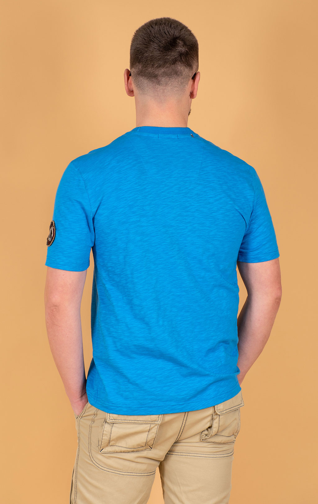Футболка AERONAUTICA MILITARE SS 25 m/TR brilliant blue (TS 2425) 