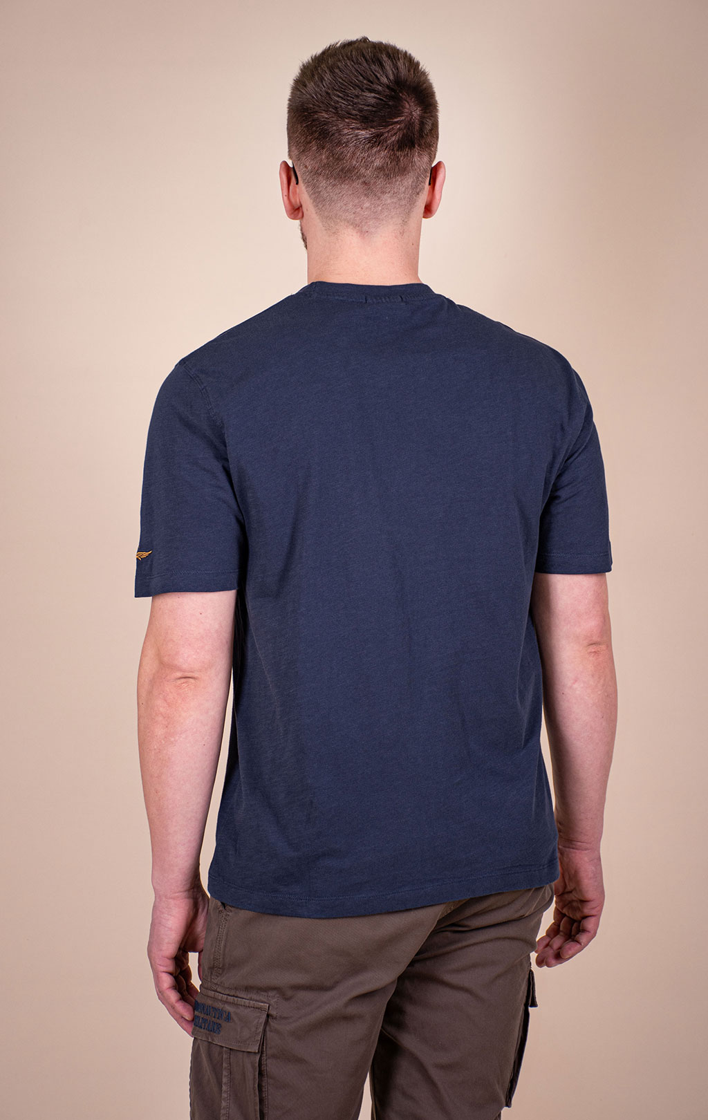 Футболка AERONAUTICA MILITARE big size SS 26/BD blue navy (TS 2526) 
