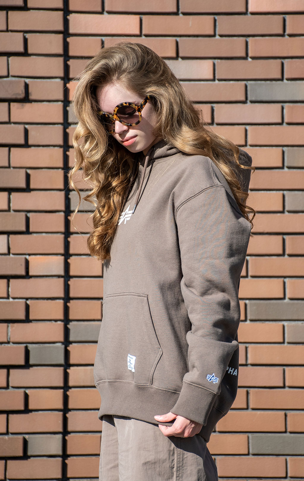 Толстовка ALPHA INDUSTRIES BORN OF PURPOSE HOODIE FW 24/25 coyote brown 