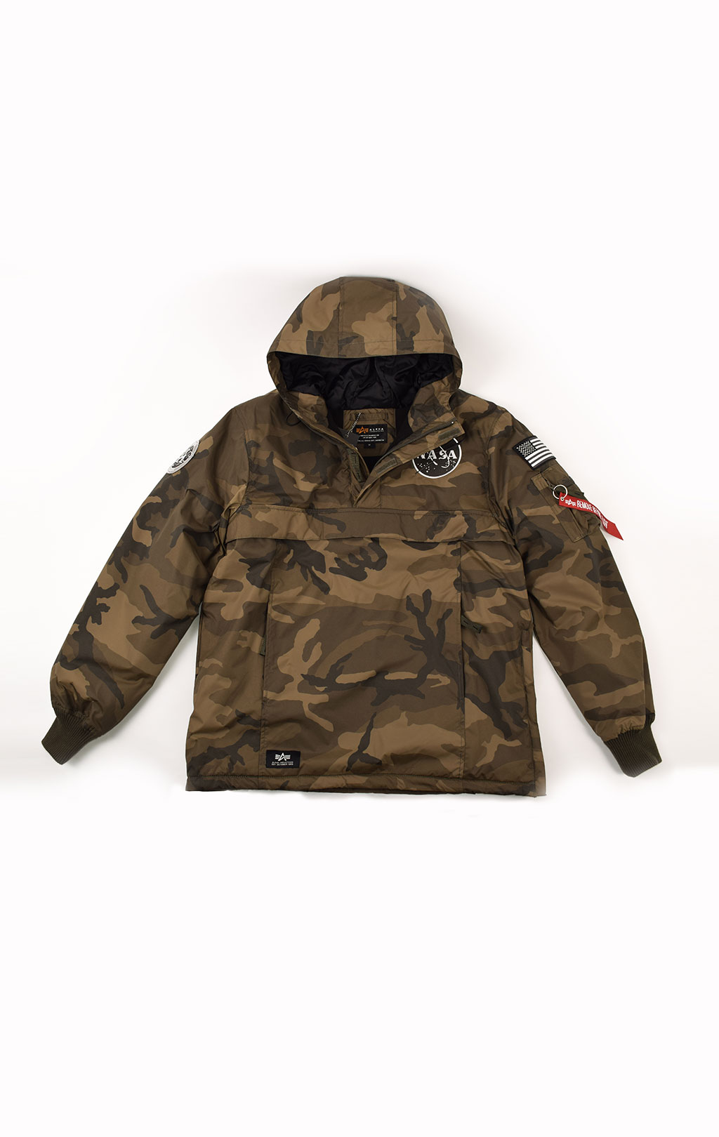 Анорак ALPHA INDUSTRIES NASA Anorak olive camo 