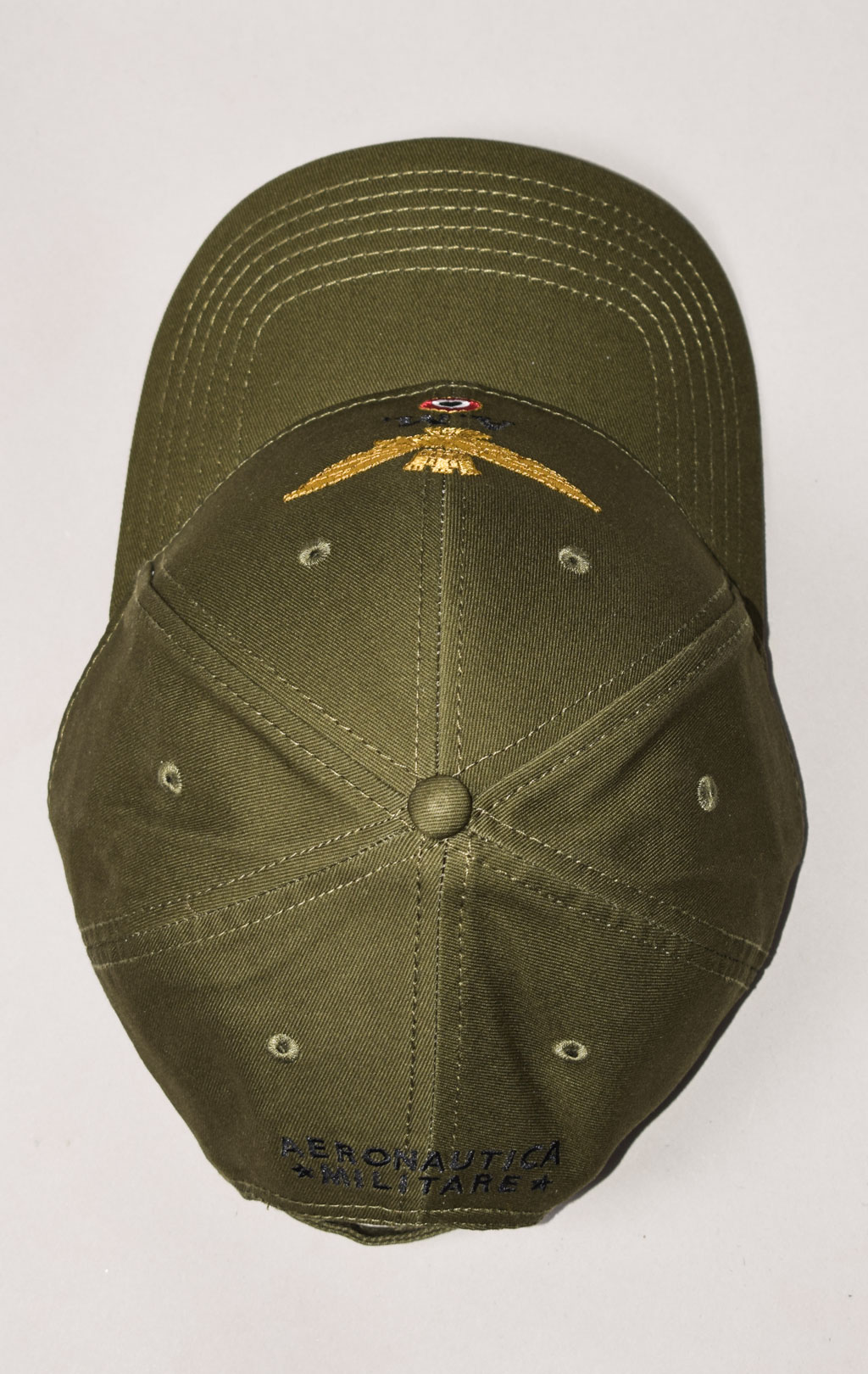 Бейсболка AERONAUTICA MILITARE SS 22/CN verde militare (HA 1100)