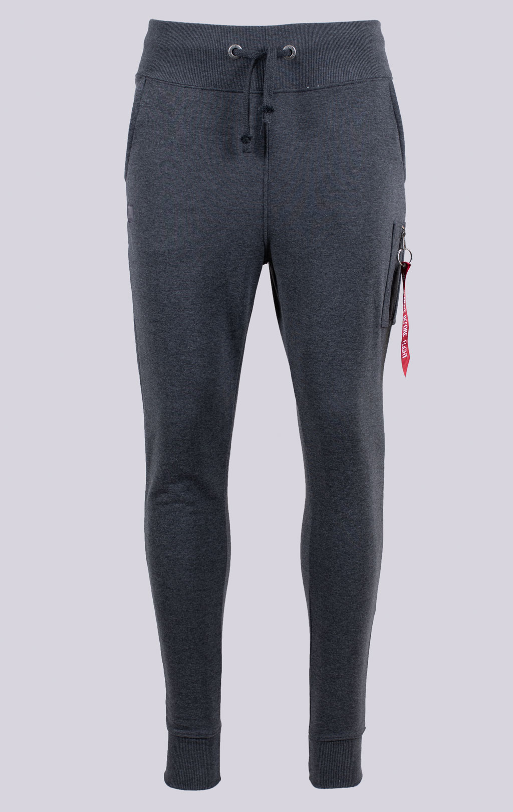 Брюки спортивные джоггеры ALPHA INDUSTRIES X-FIT SLIM CARGO charcoal heather 