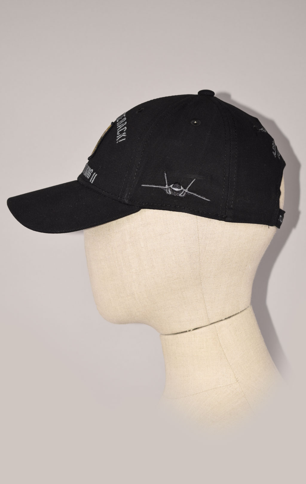 Бейсболка AERONAUTICA MILITARE FW 22/23/CN jet black (HA 1121)
