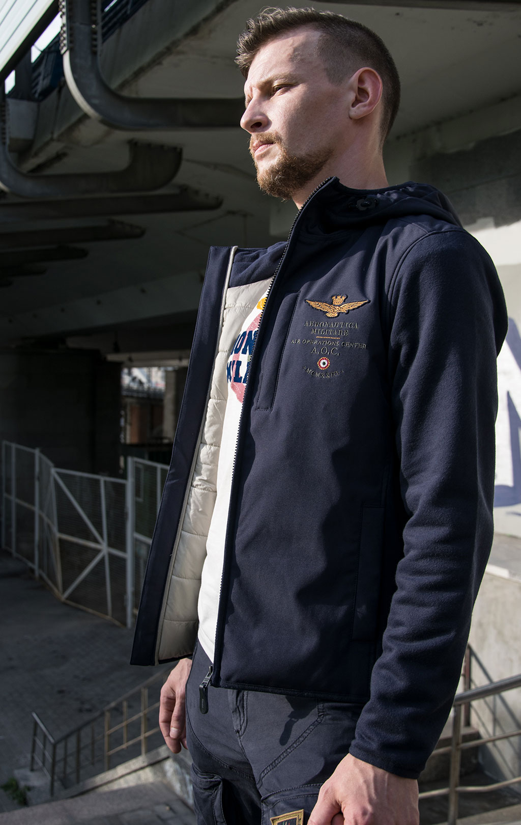 Куртка AERONAUTICA MILITARE FW 19/20 blue navy (AF 379) 