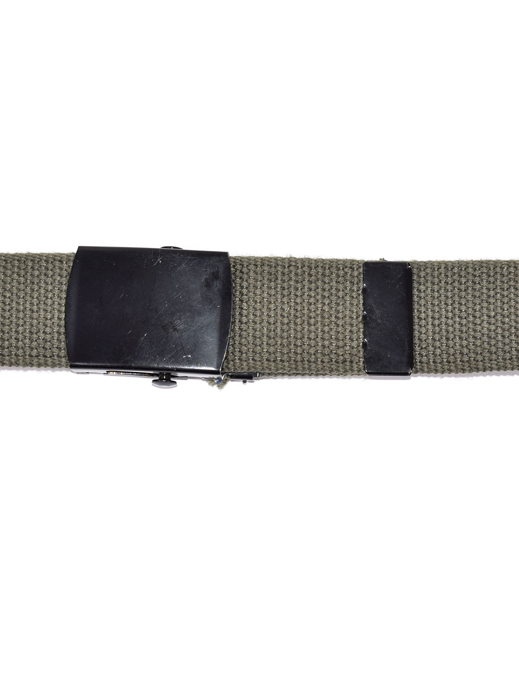 Ремень брючный брезент black buckle olive Голландия