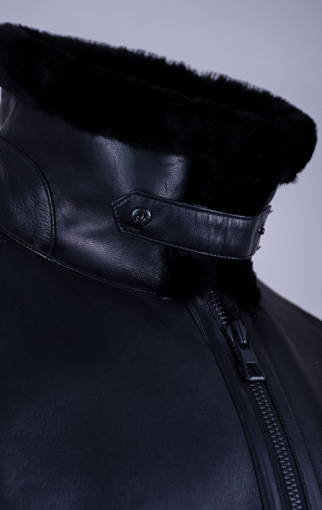 Куртка-пилот KODZIC B-3 овчина black (1251) 