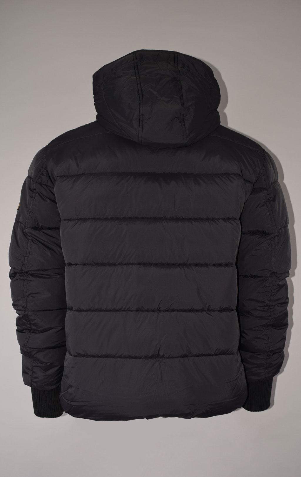 Куртка ALPHA INDUSTRIES HOODED PUFFER ALPHA FD black 