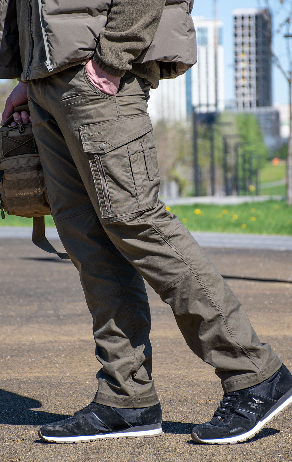 Брюки тактические Pentagon RANGER 2.0 хлопок35%/полиэстер65% Rip-Stop stretch ranger green 06RG 05007 