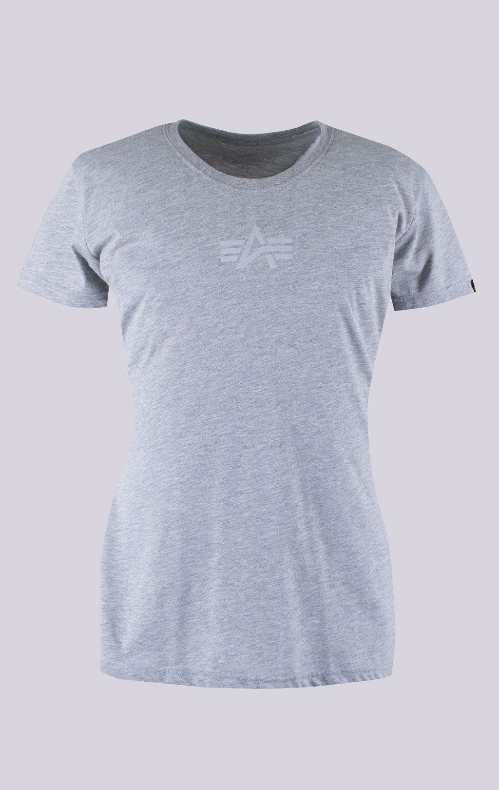 Женская футболка ALPHA INDUSTRIES BASIC T grey heather 