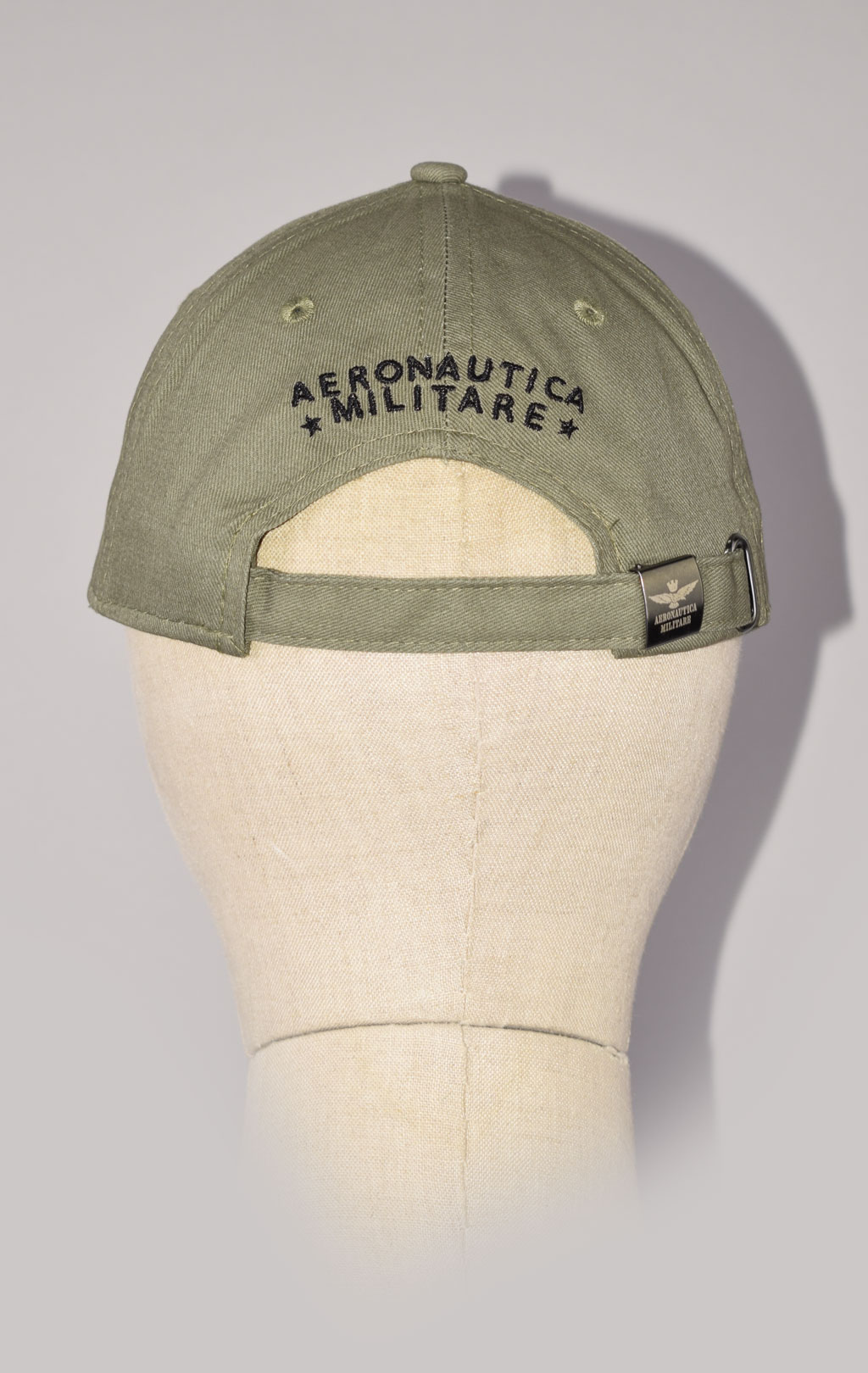 Бейсболка AERONAUTICA MILITARE SS 23/CN verde militare (HA 1099)