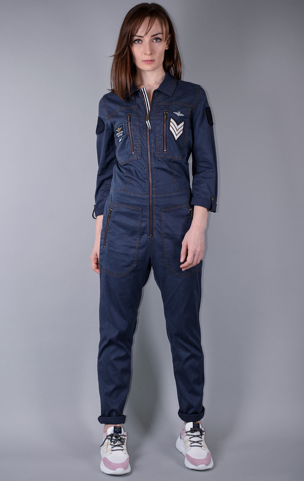 Женский комбинезон AERONAUTICA MILITARE SS 20/AL blue navy (TU 080) 