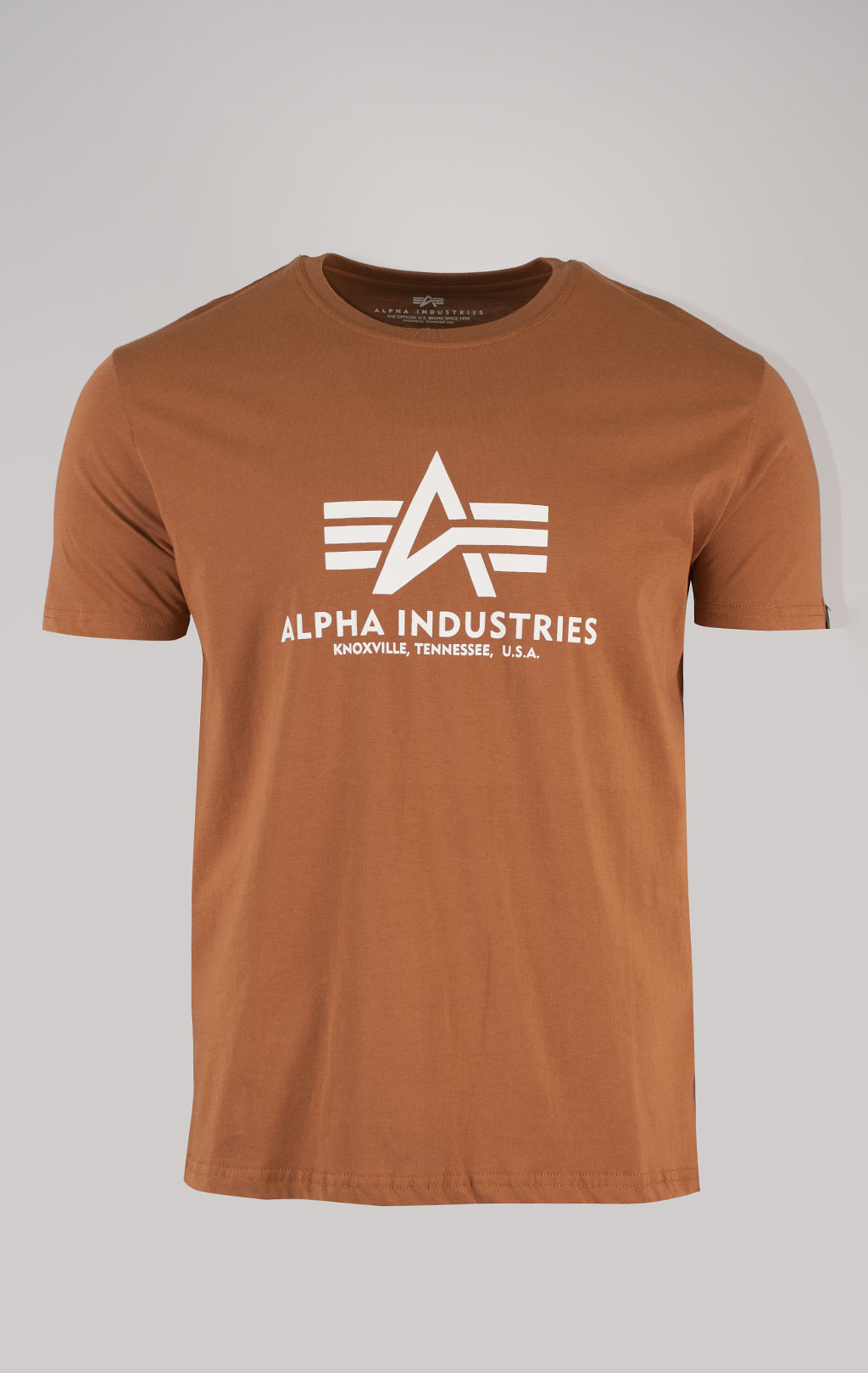 Футболка ALPHA INDUSTRIES BASIC T hazel brown 