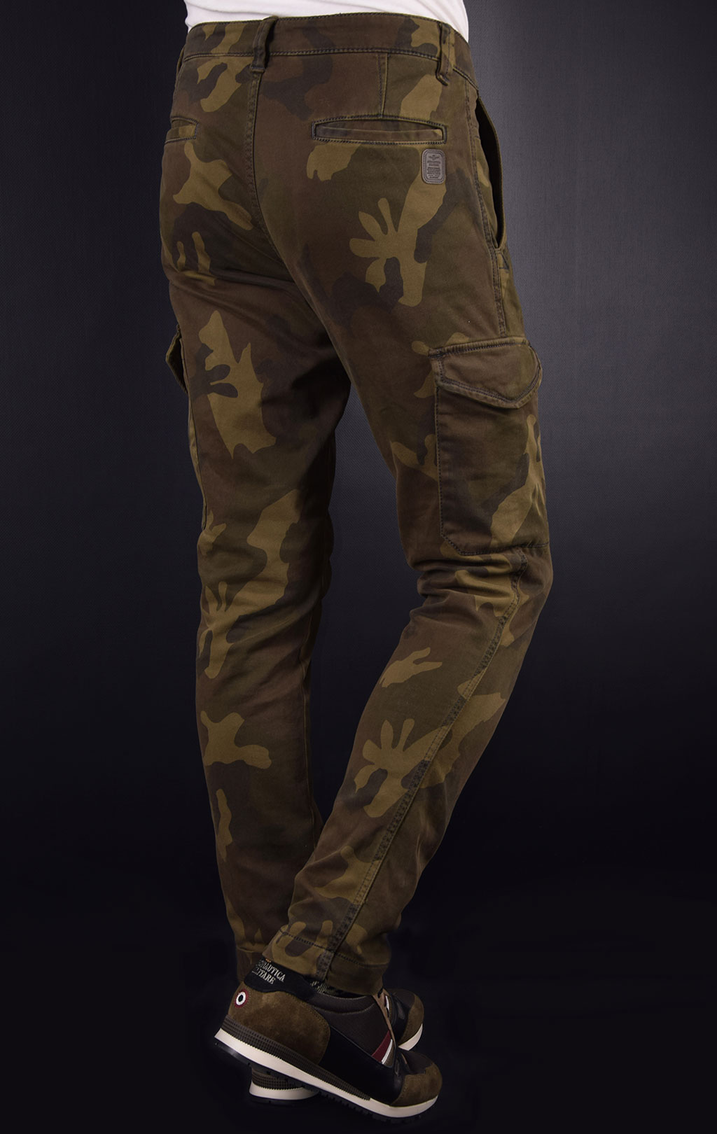 Брюки-карго AERONAUTICA MILITARE camouflage verde (PA 1320) 