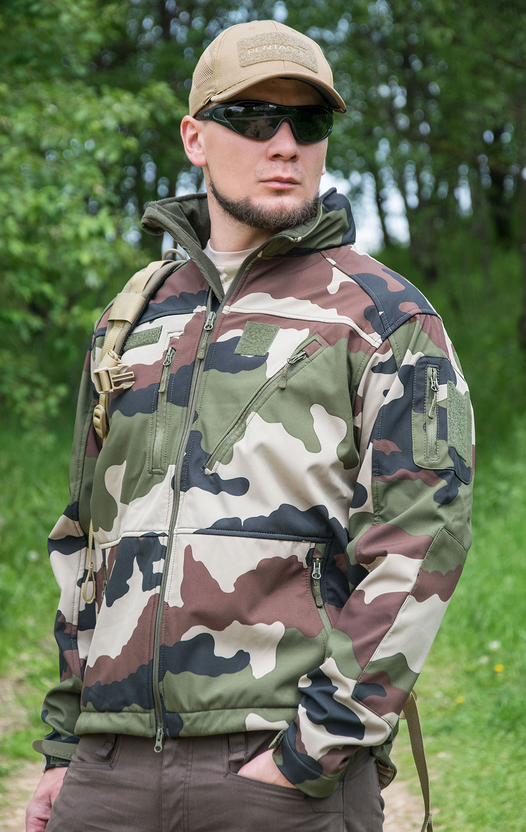 Куртка тактическая Mil-Tec SCU 14 Soft Shell cce 