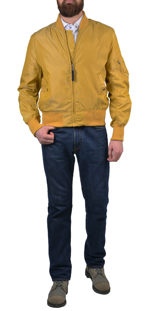 Ветровка-бомбер ALPHA INDUSTRIES TT MA-1 mustard 