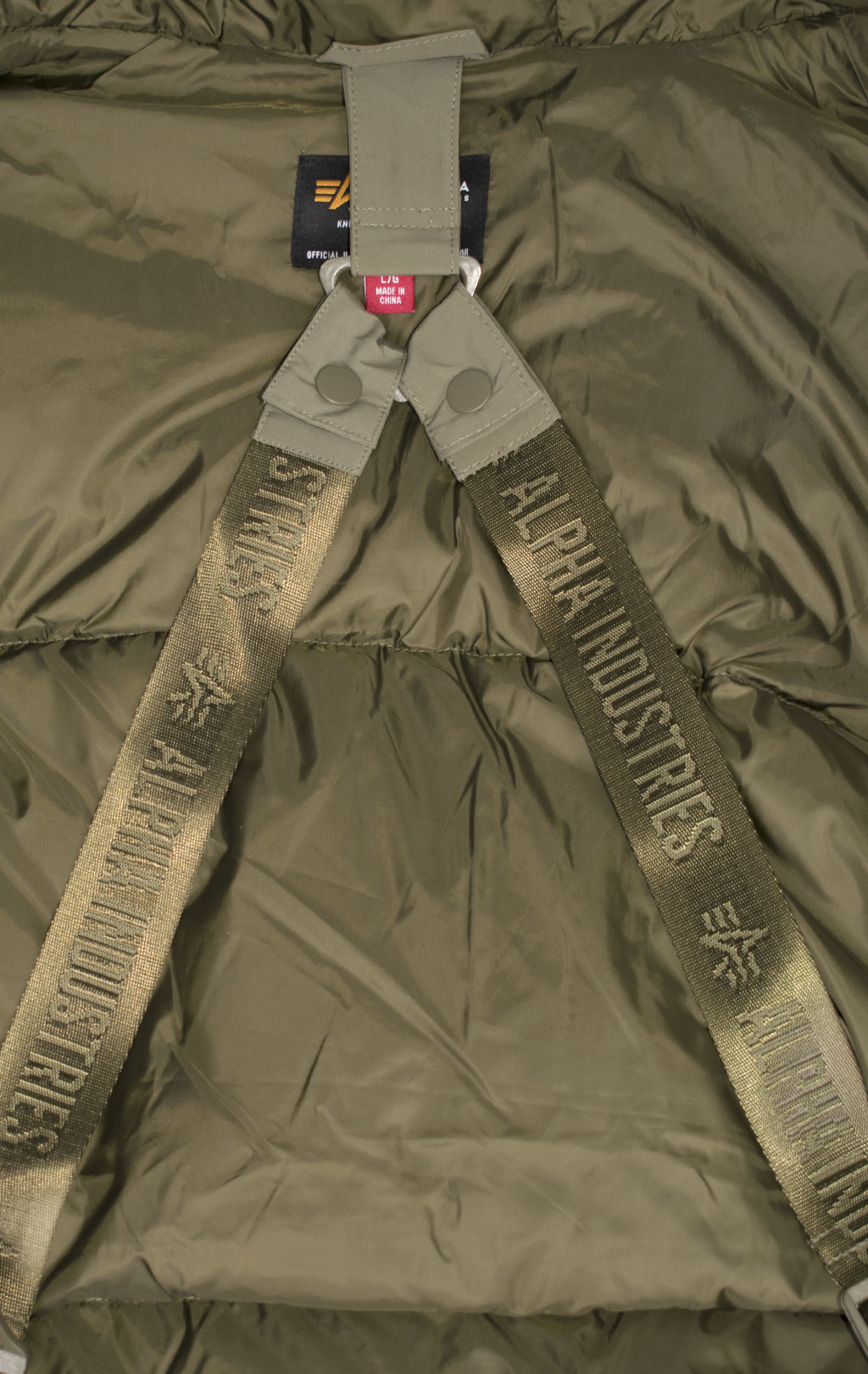 Парка ALPHA INDUSTRIES LONG PUFFER PARKA FW 23/24 m OG-107 green 