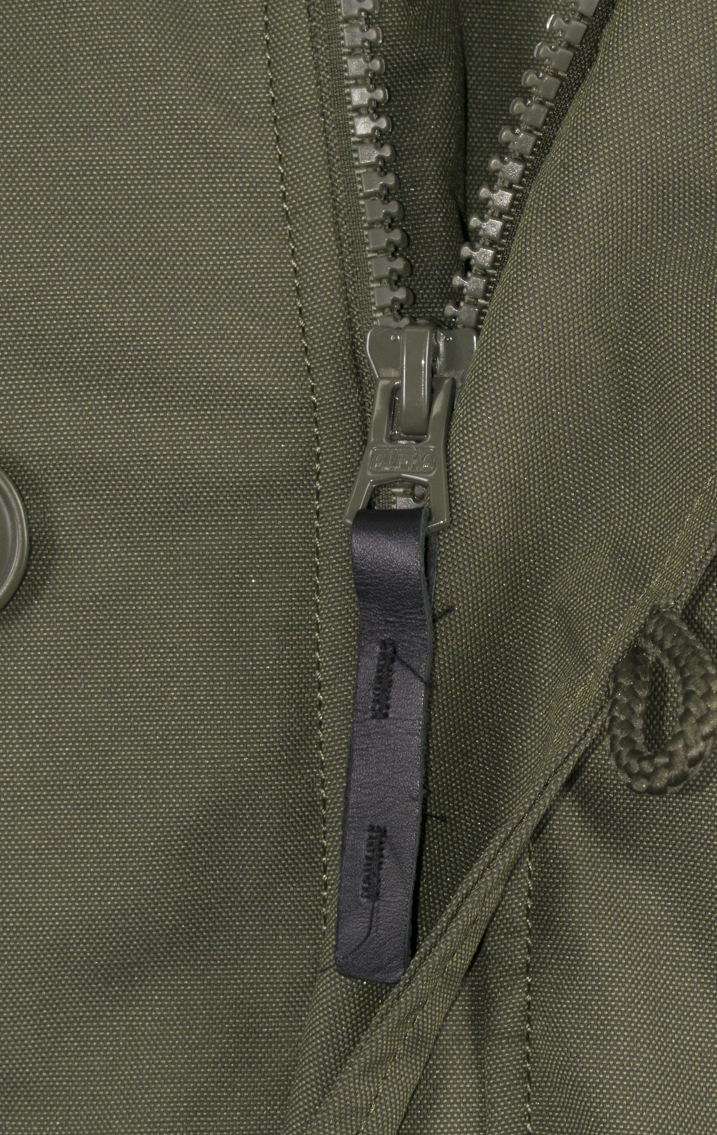 Женская аляска ALPHA INDUSTRIES EXPLORER натур. мех dark green 