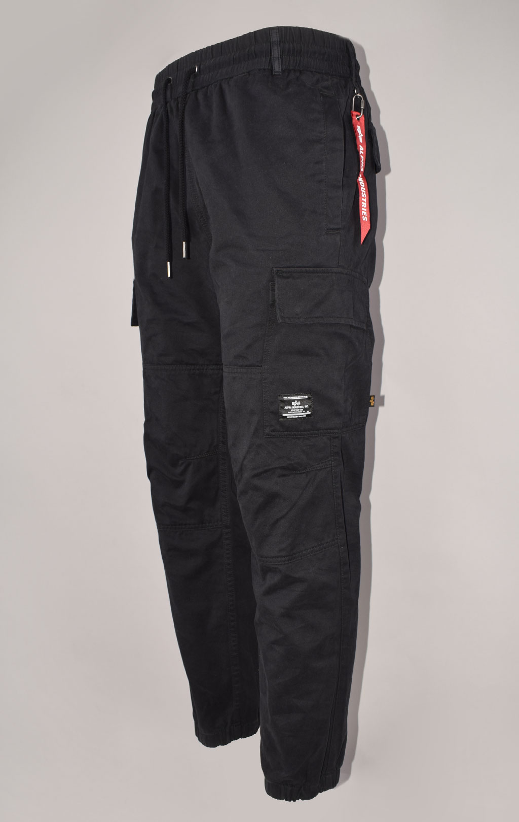 Брюки джоггеры ALPHA INDUSTRIES COTTON JOGGER black 