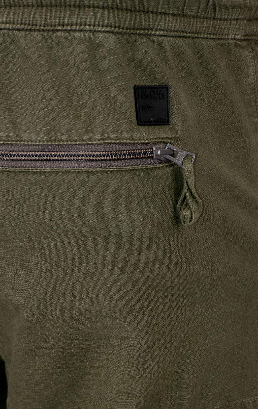 Брюки джоггеры ALPHA INDUSTRIES RIPSTOP JOGGER greyblack 