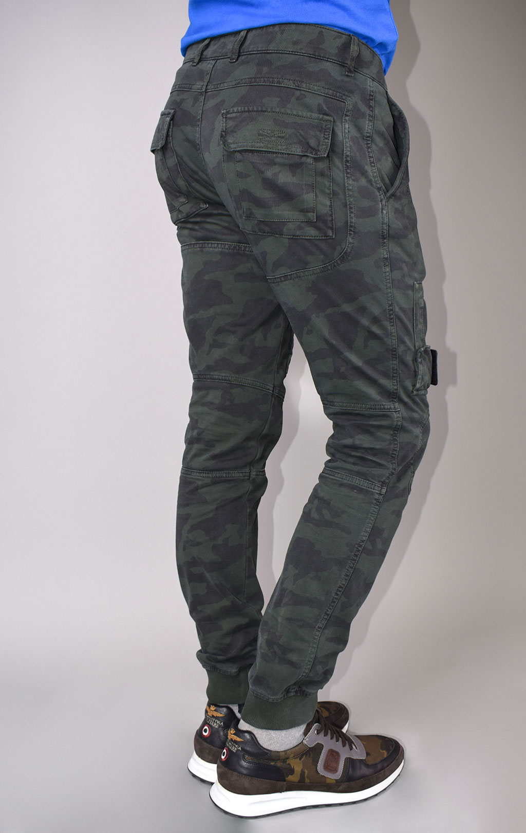 Брюки-карго AERONAUTICA MILITARE SS 20/AL camouflage AM23 (PF 743) 