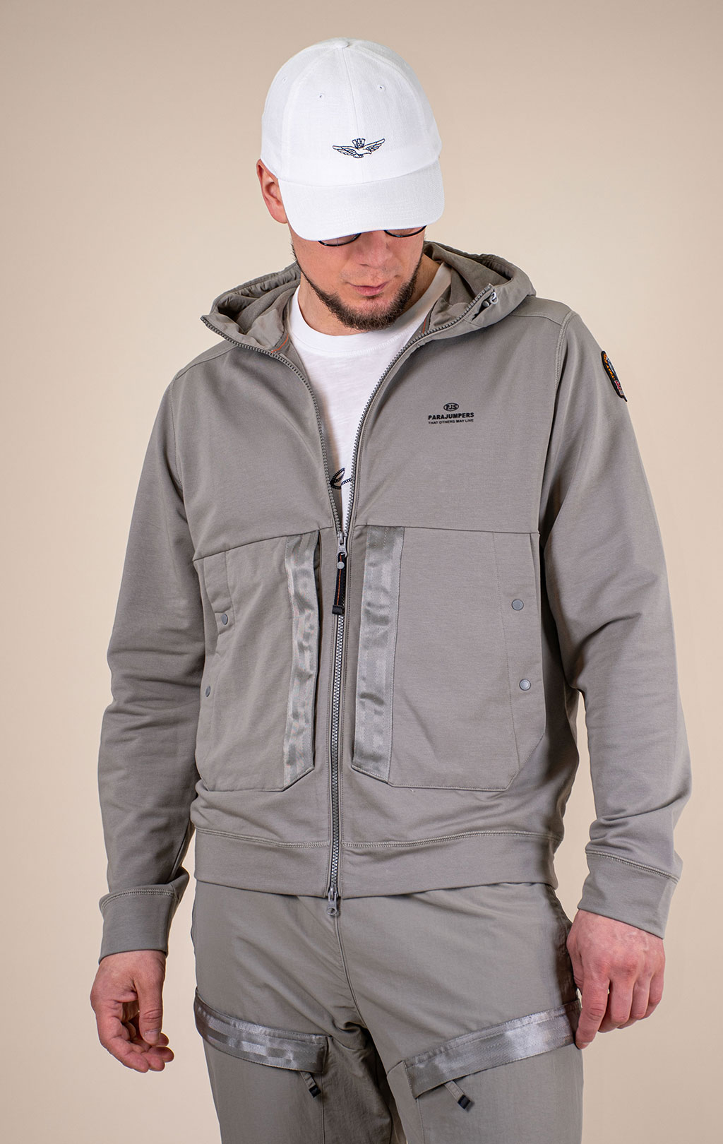 Толстовка комбинированная PARAJUMPERS TRONY SS 26 nowhere 