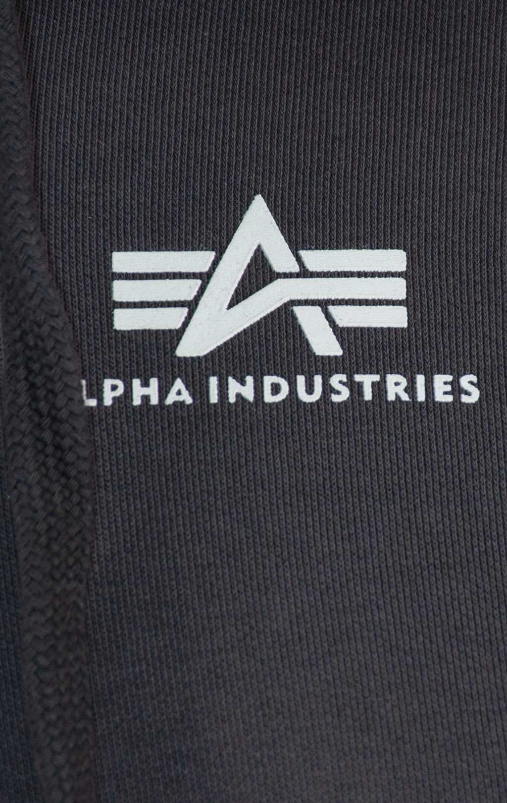 Толстовка ALPHA INDUSTRIES BASIC ZIP HOODY SMALL LOGO vintage grey 