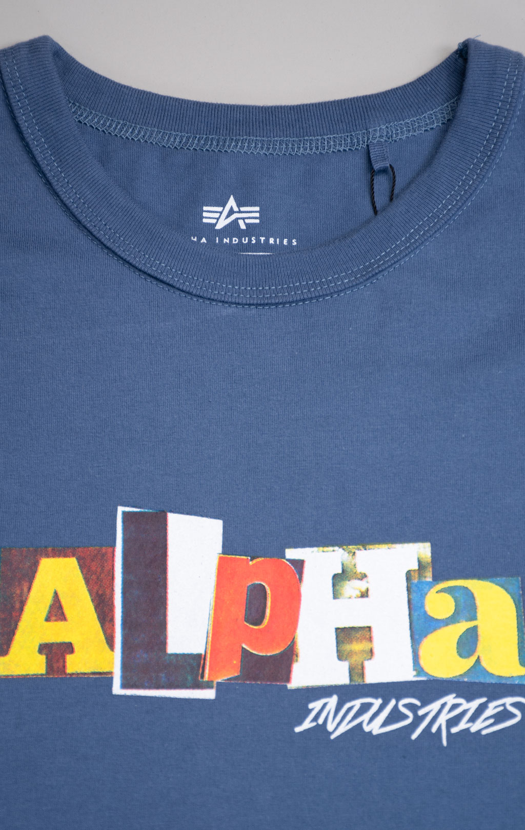 Футболка ALPHA INDUSTRIES ALPHA RANSOM TEE SS 24 copen blue 