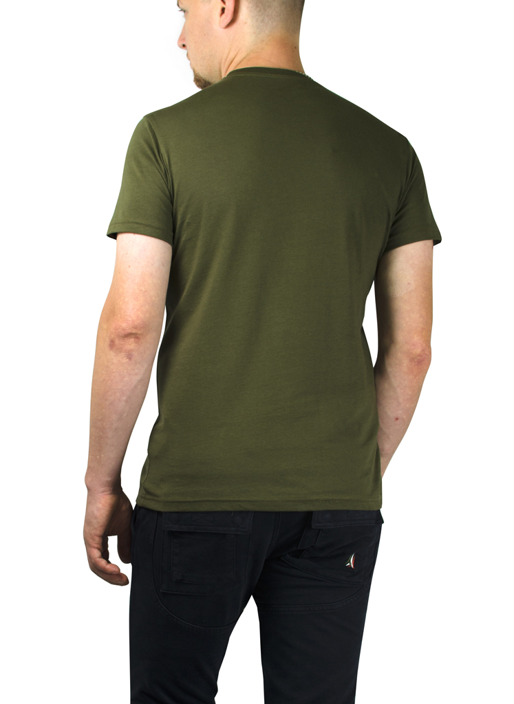 Футболка ALPHA INDUSTRIES BASIC T dark green 