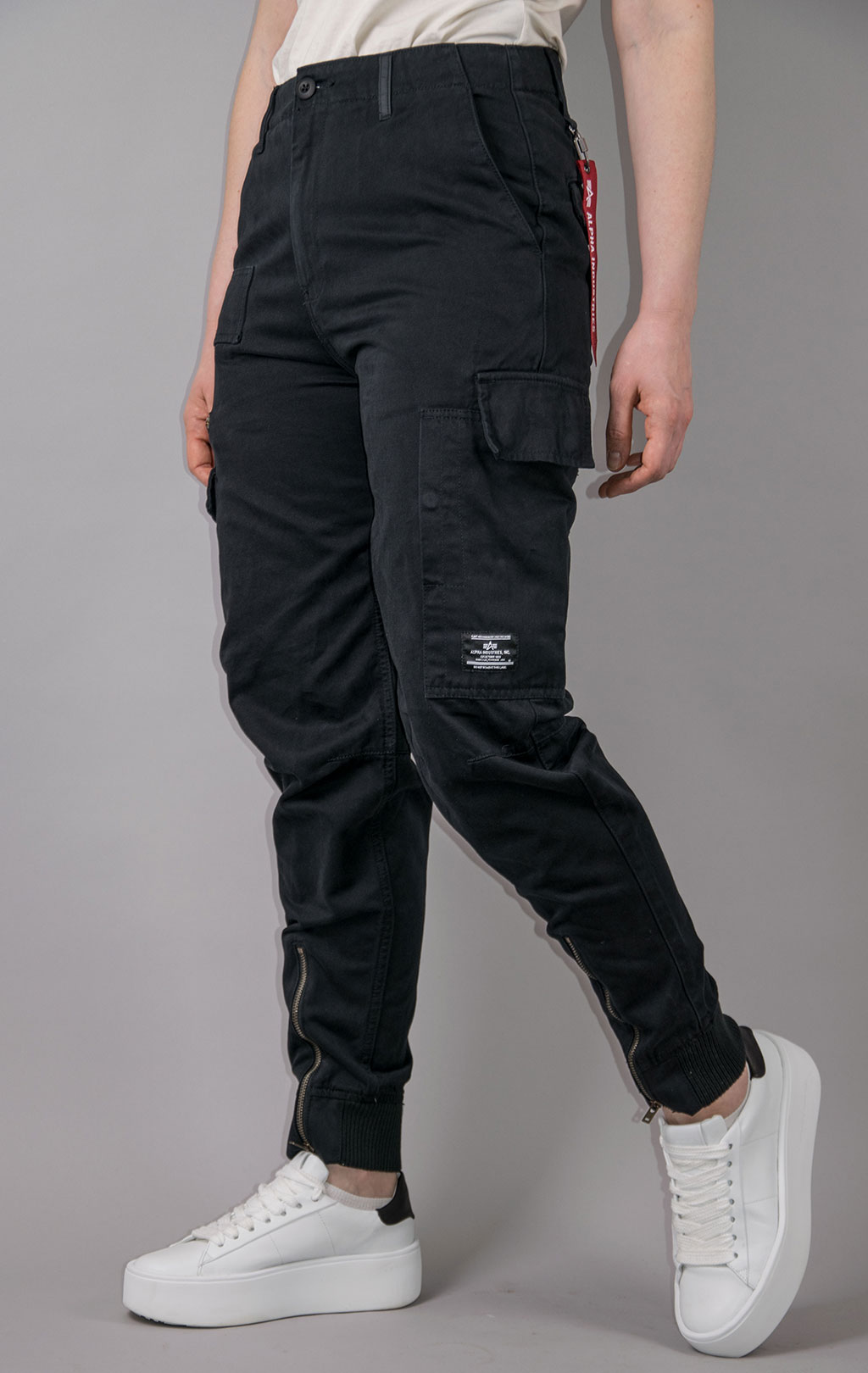 Брюки-карго ALPHA INDUSTRIES A-11 PANT black 