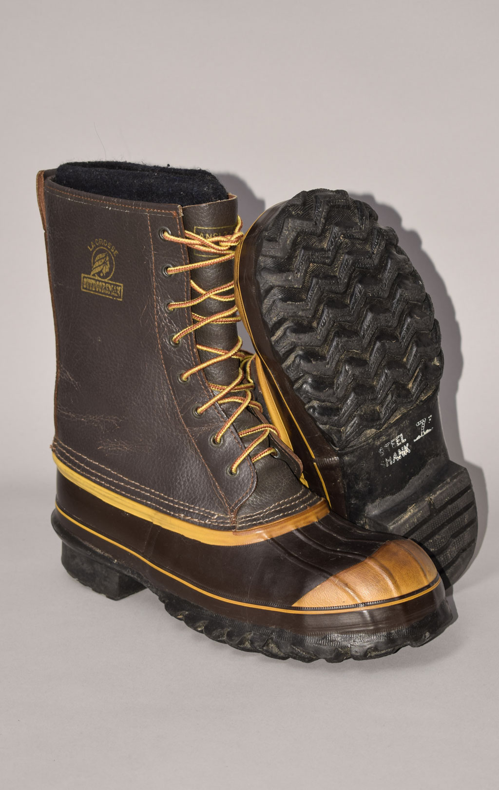 Ботинки зимние lacrosse кожа/резина brown б/у 