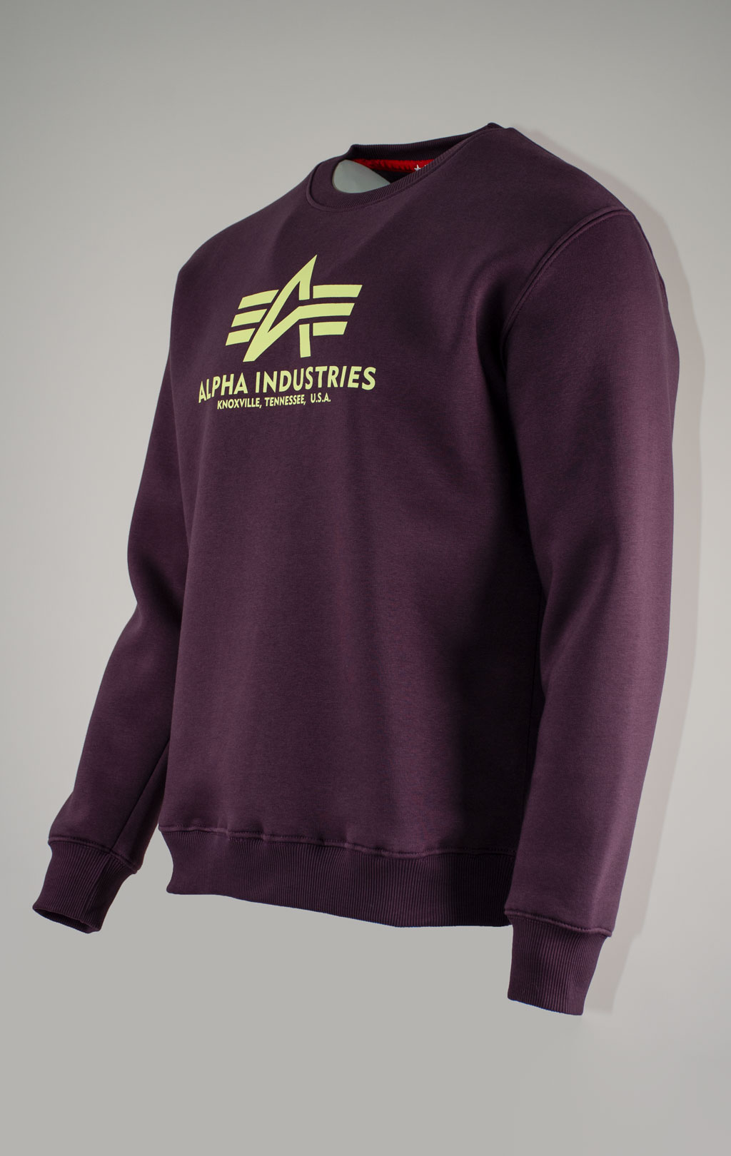 Свитшот ALPHA INDUSTRIES BASIC SWEATER plum 