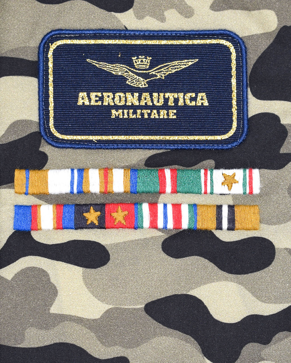 Женская рубашка AERONAUTICA MILITARE SS 20/IN camouflage verde militare (CA 1152) 