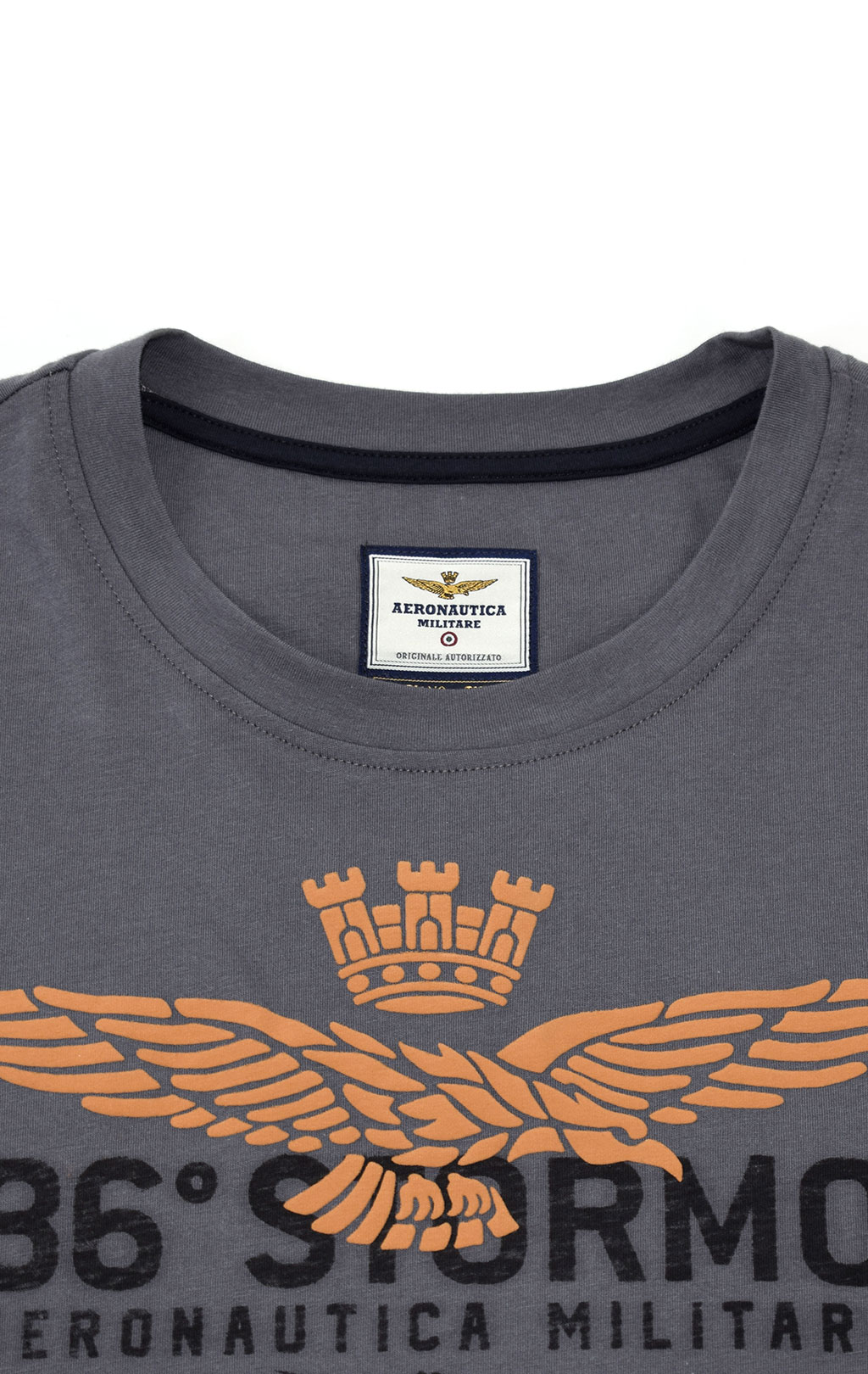 Футболка AERONAUTICA MILITARE SS 21/TR grigio medio (TS 1867) 