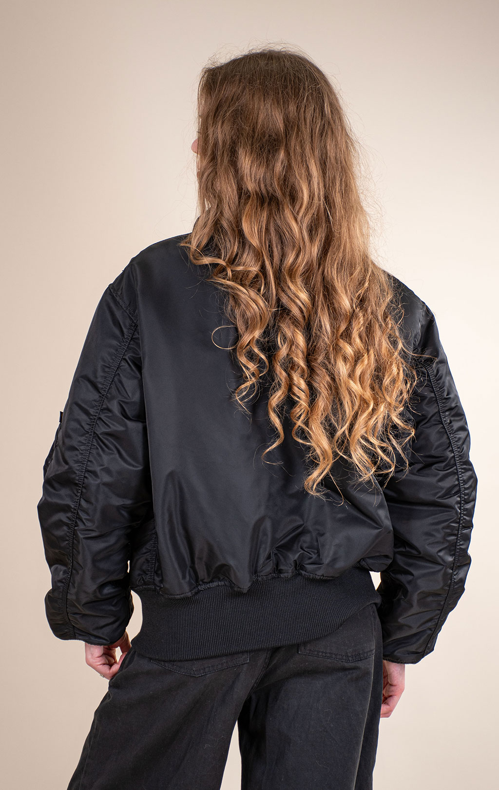 Куртка лётная ALPHA INDUSTRIES CWU 45/P HERITAGE FIT FLIGHT JACKET FW 26/27 black 