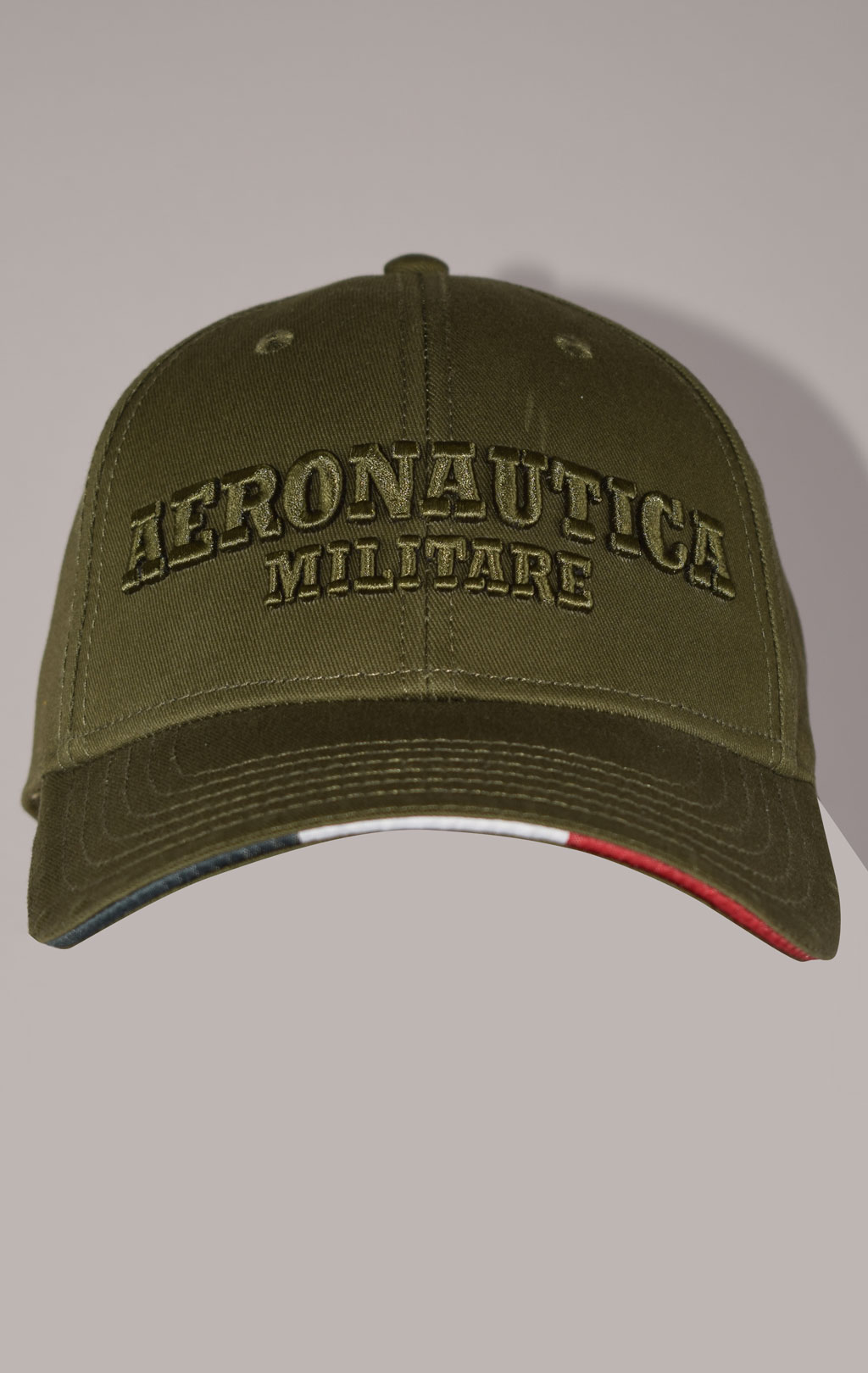 Бейсболка AERONAUTICA MILITARE FW 22/23/CN verde militare (HA 1115) 